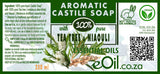 Castile soap Tea tree Niaouli essential oil liquid natural base undiluted 250 ml - eOil.co.za