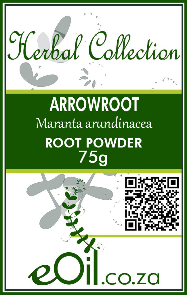 Arrowroot Powder - 75 g - Herbal Collection - eOil.co.za