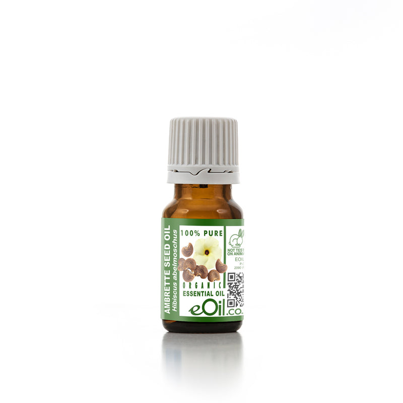 Ambrette Seed Essential Oil Organic, vegan plant musk note for perfumery and aromatherapy blends