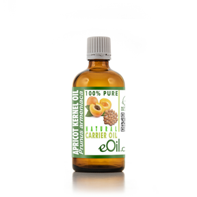 Bottle of Apricot Kernel Natural Carrier Oil from eOil.co.za, a lightweight, nourishing oil for skin and hair care