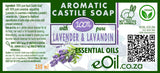 Castile soap Lavender essential oil liquid natural base undiluted 250 ml - eOil.co.za