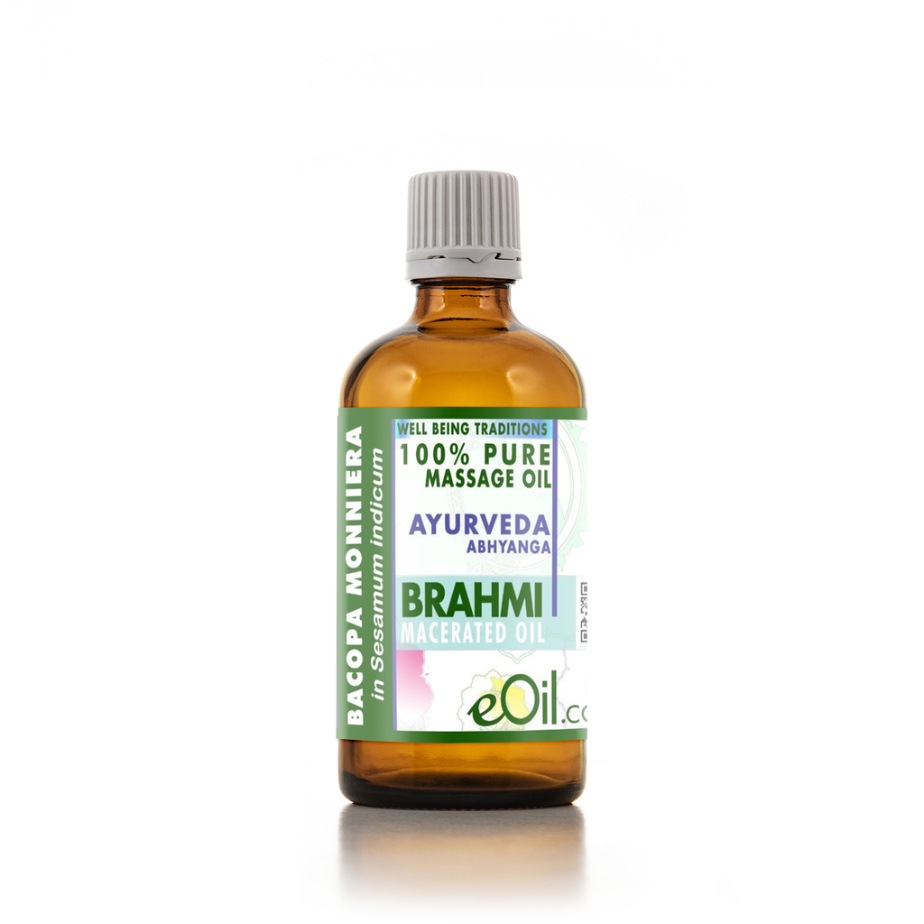 Brahmi Bacopa Ayurveda massage carrier Oil 100 ml - eOil.co.za
