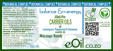 BALANCE & ENERGY OILS BOTANICAL COMPLEX MASSAGE READY 100 ml - eOil.co.za