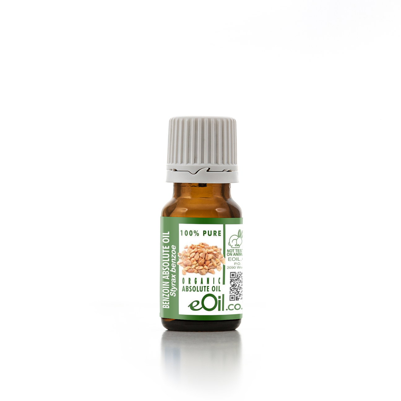 Amber glass 10ml Benzoin Resin Absolute Oil Organic for relaxation, incense, and skin care