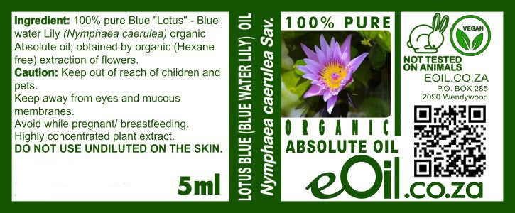 Blue Lotus Absolute Oil - 5 ml - eOil.co.za