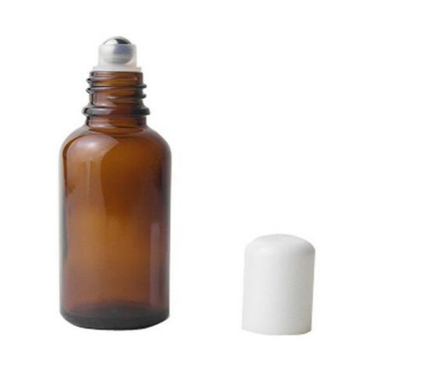 Bottle + Roller Roll-on -  amber glass 100 ml  - Packaging Collection - eOil.co.za