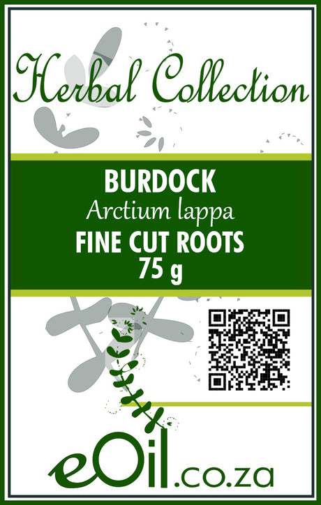 Burdock Roots Fine Herbal Tea - 75g - Herbal Collection - eOil.co.za