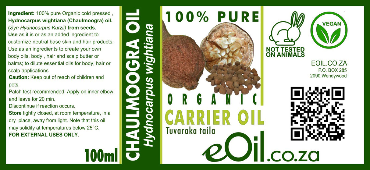 Chaulmoogra Carrier Oil - eOil.co.za