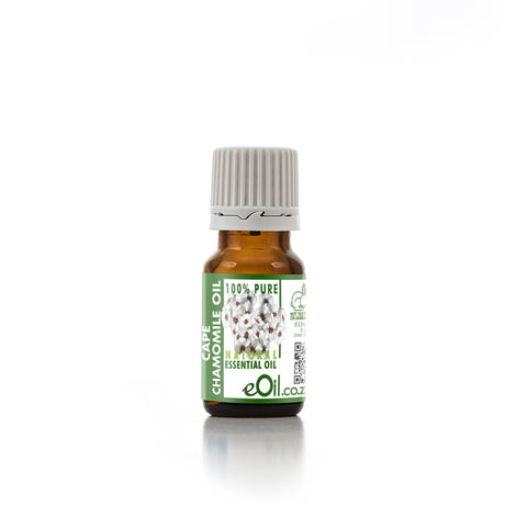 Cape Chamomile Essential Oil, calming blue oil for relaxation, stress relief, and skin