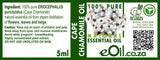 Cape Chamomile Essential Oil, calming blue oil for relaxation, stress relief, and skin
