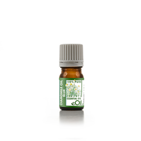 Chamomile German Blue Essential Oil Organic, anti-inflammatory blue oil for calming sensitive and allergy-prone skin
