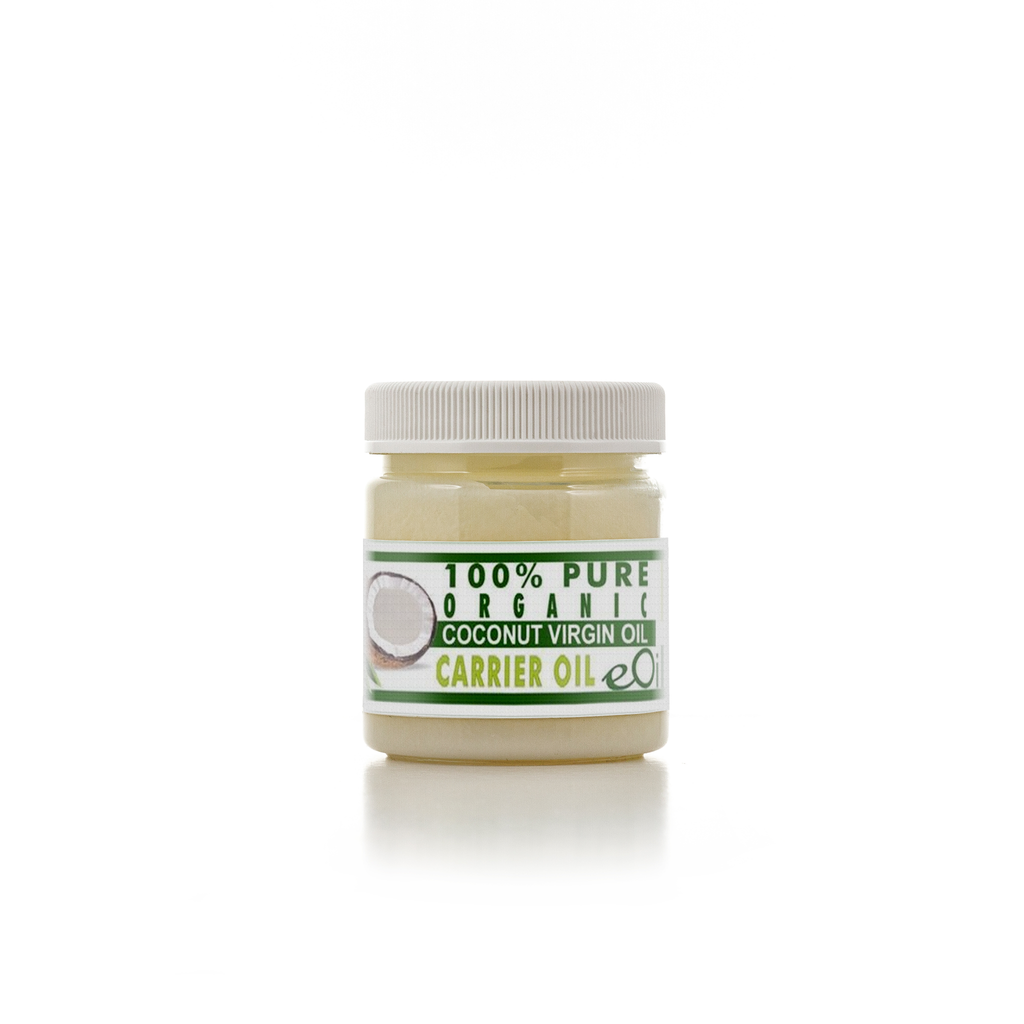 Coconut butter / oil virgin organic carrier oils  (Cocos nucifera L.) 100 ml - eOil.co.za