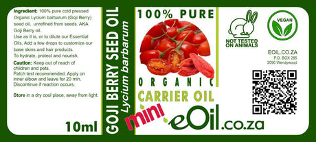 Goji Berry Carrier Seed Oil - eOil.co.za