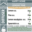 Diffuser Recipe - Happy Home - Aroma Home - S.O.S. Kitchen Deo - Lemony Pine - eOil.co.za