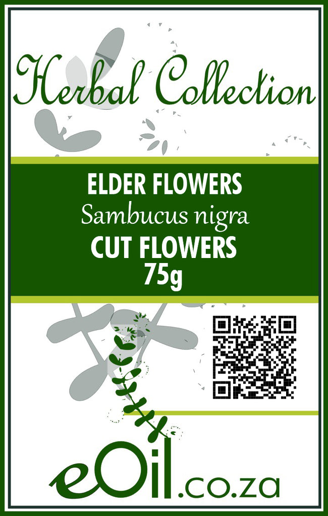 Elder Flowers Cut Tea - 75 g - Herbal Collection - eOil.co.za