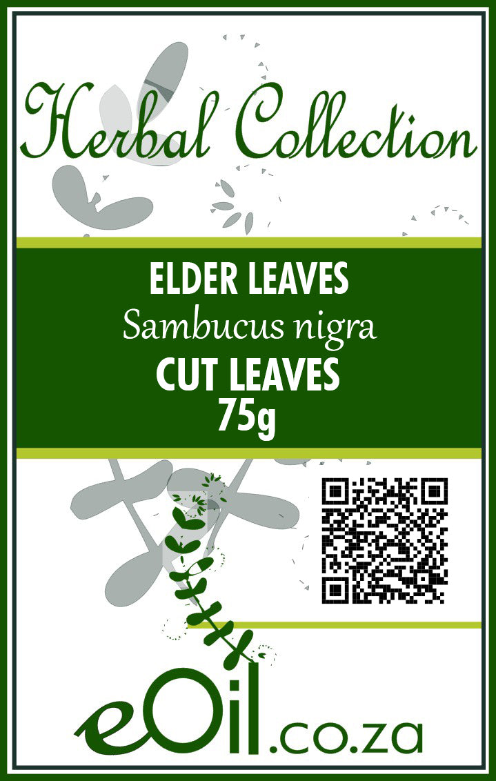 Elder leaves cut - 75 g - Herbal Collection - eOil.co.za