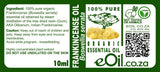 Frankincense Serrata Essential Oil Organic, pure resinous note for diffuser or blends eOil.co.za
