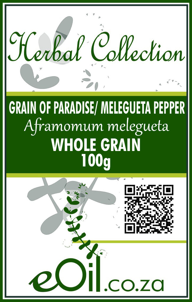 Grains of Paradise Whole - 100 g - Herbal Collection - eOil.co.za