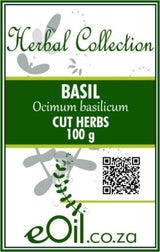 Basil Herb Cut - 100 g - Herbal Collection - eOil.co.za