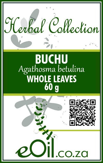 Buchu Leaves Whole - 60 g - Herbal Collection - eOil.co.za