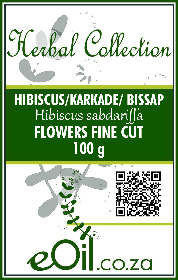 Hibiscus Fine Cut - 100 g - Herbal Collection - eOil.co.za