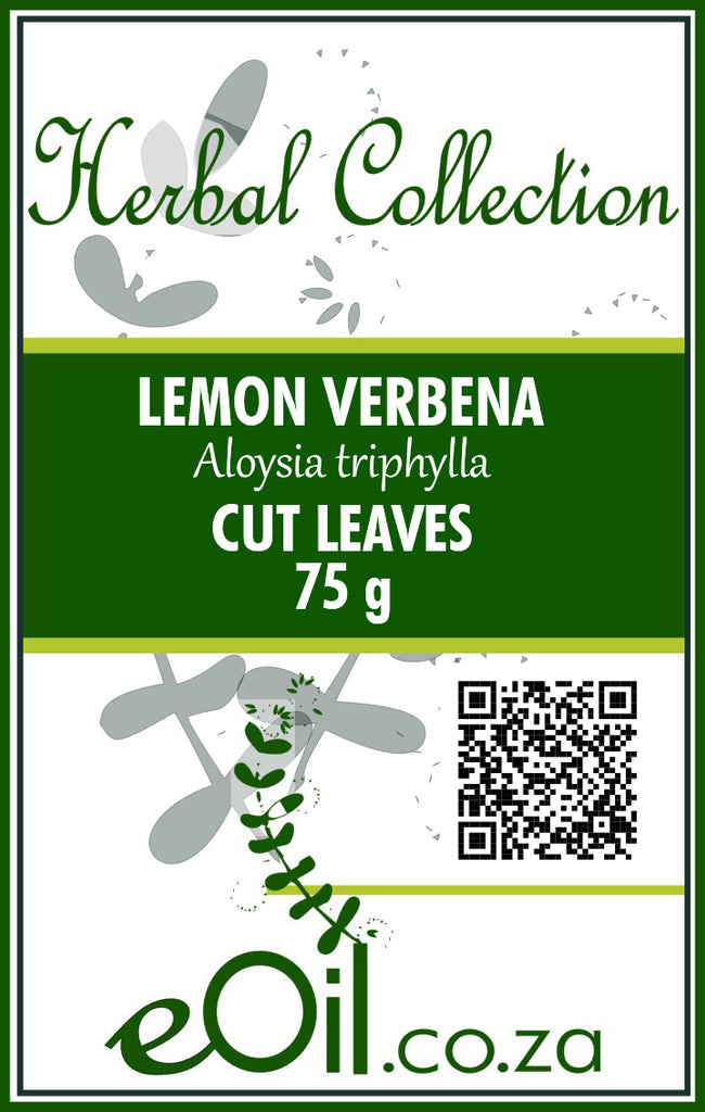 Lemon verbena Leaf cut - 75 g - Herbal Collection - eOil.co.za