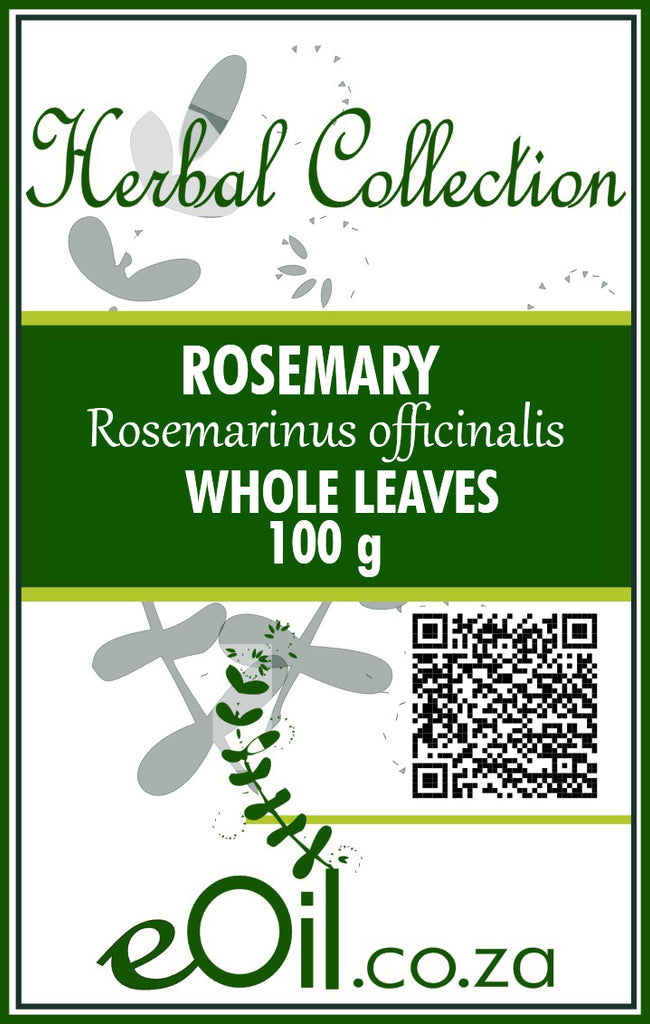 Rosemary Dried (Rosmarinus officinalis) - 100 g - Herbal Collection - eOil.co.za