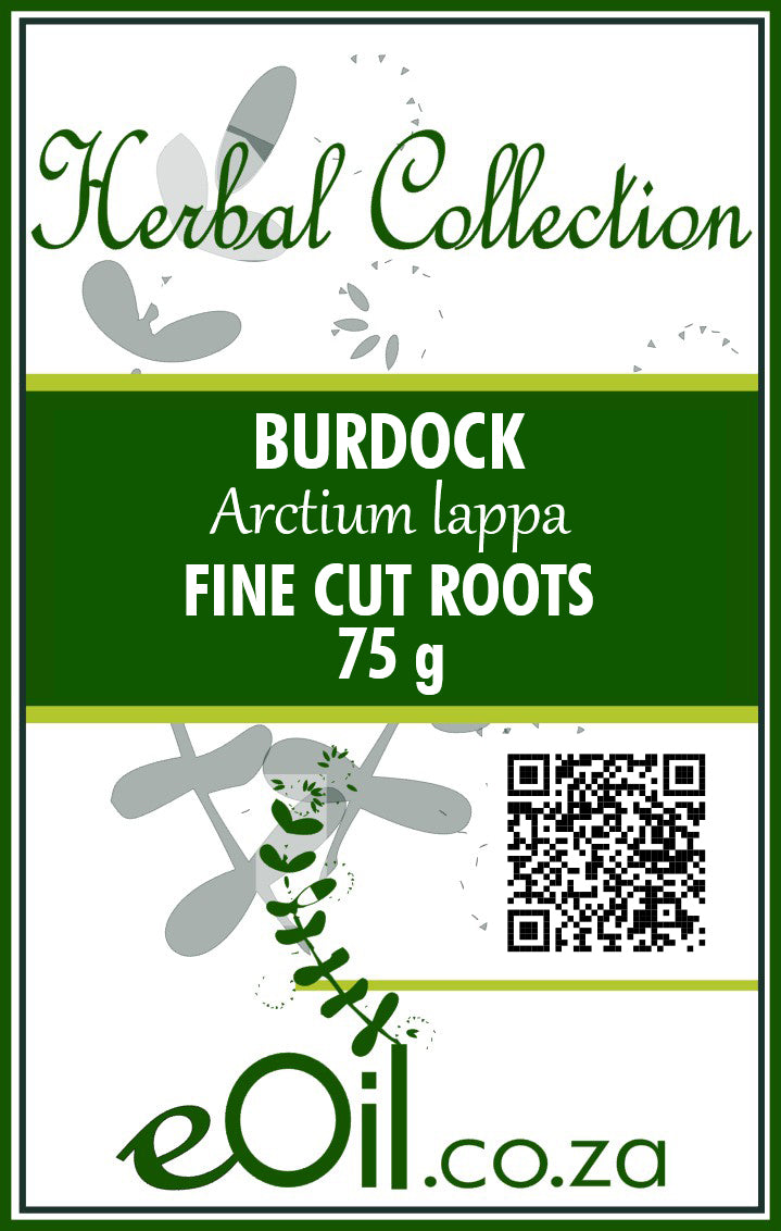 Burdock Roots Fine Herbal Tea - 75g - Herbal Collection - eOil.co.za