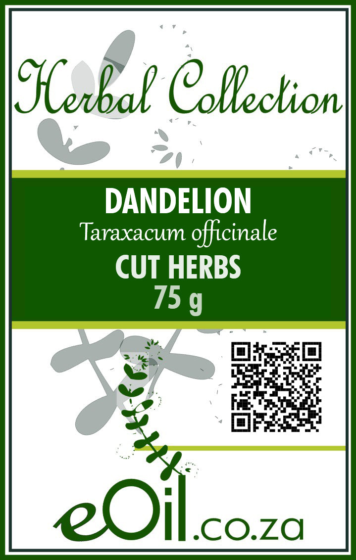 Dandelion Herbs Cut Herbal Tea - 75 g - Herbal Collection - eOil.co.za