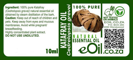 Katafray Essential Oil Natural, unique Madagascan woody oil for natural blends