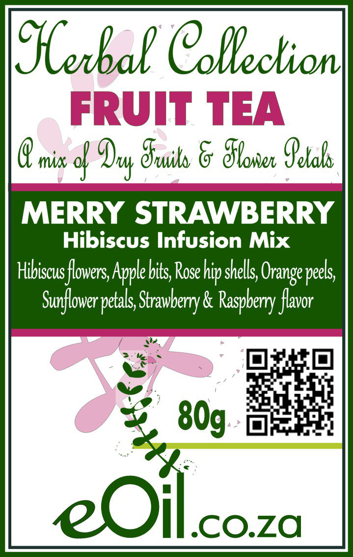 Fruit Tea - Merry Strawberry - 80 gr - eOil.co.za