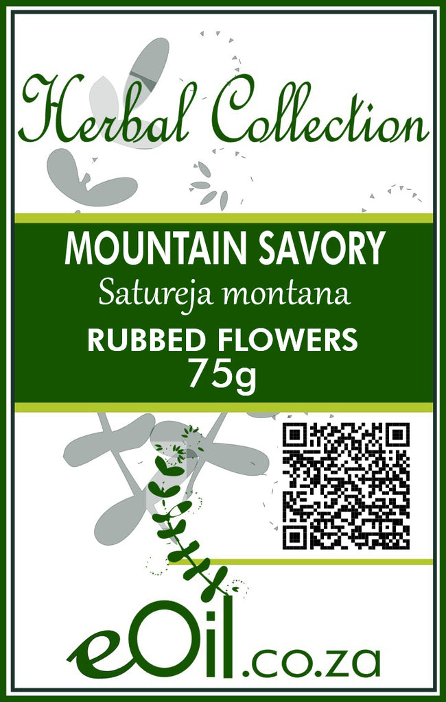 Savoury Winter Mountain Dried (Satureja montana) - 75 g - Herbal Collection - eOil.co.za