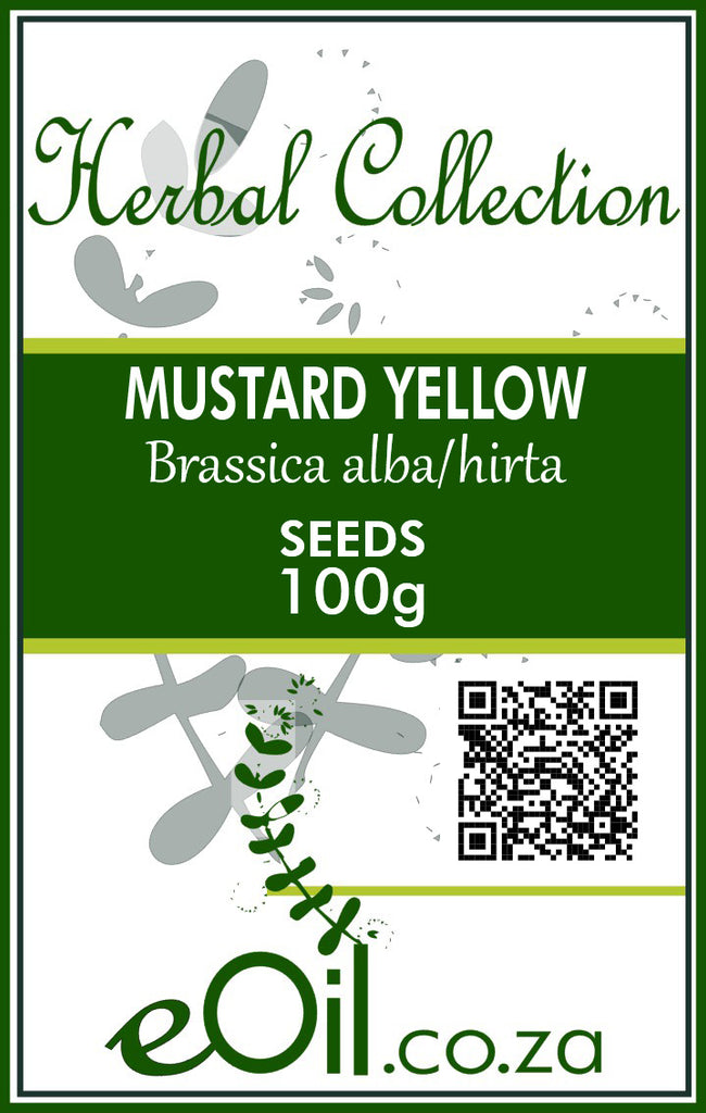 Mustard Seeds Yellow Dried - 100 g - Herbal Collection - eOil.co.za