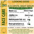 Acne - Recipe Synergy - Spots Night Serum - eOil.co.za