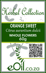 Orange Flowers Sweet Whole Dried - 60 g - Herbal Collection - eOil.co.za