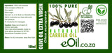 OLIVE EXTRA VIRGIN NATURAL CARRIER OIL (Olea europaea) 100 ml - eOil.co.za