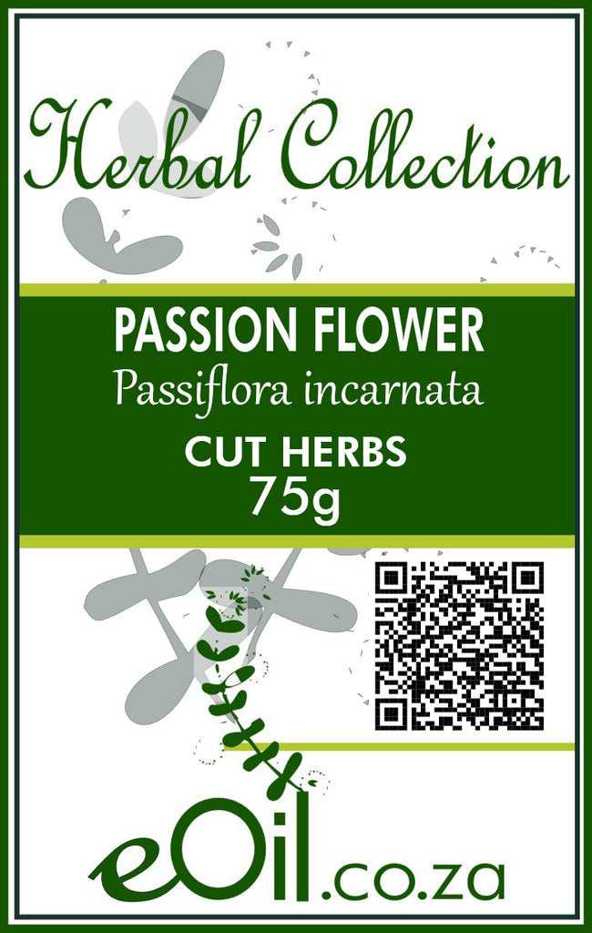 Passion Flower Dried Herb Cut (Passiflora incamata) - 75 g - Herbal Collection - eOil.co.za