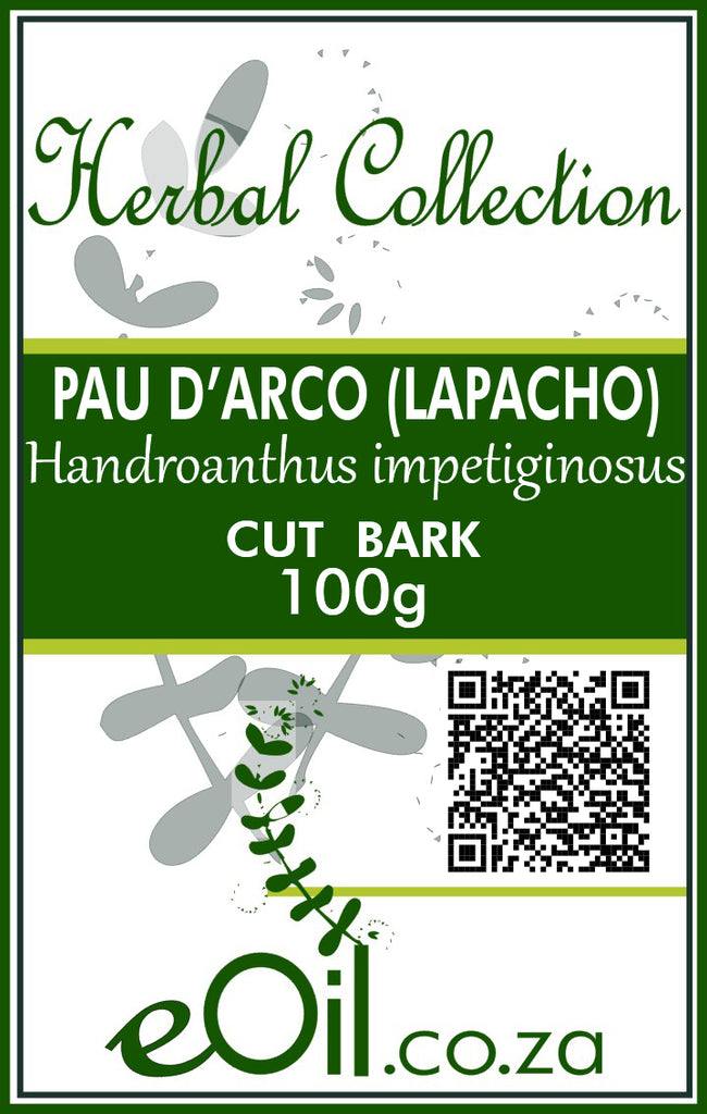 Pau D'Arco Dried (Tabebuiae impertiginosa) - 100 g - Herbal Collection - eOil.co.za