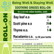 SOOTHING SINUSES ROLL ON RECIPE SYNERGY - eOil.co.za