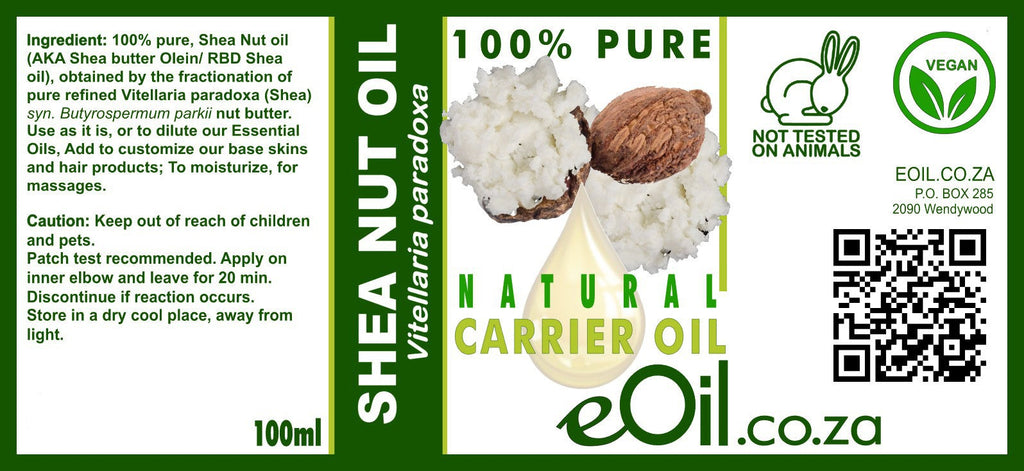 Shea Carrier Oil Organic - eOil.co.za