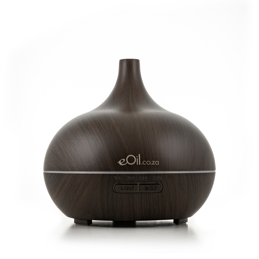eOil.co.za diffuser aromatherapy essential oil Cocoon dark wood 400 ml