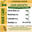 Hair Growth (Rosehip Lavender) Recipe Synergy - Hair Care - Looking Good Collection - eOil.co.za