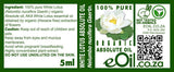 White Lotus Absolute Organic Oil, spiritual aquatic-floral aroma for perfumery and ceremony