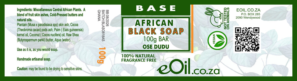 Shea Butter Black Soap Base - 100 g - eOil.co.za