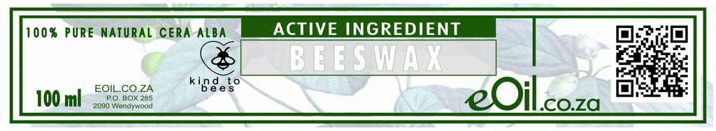 BEESWAX 100 % NATURAL ACTIVE INGREDIENT (Cera alba) 100 ml - eOil.co.za