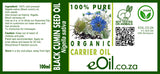 Black Cumin Seed Organic Carrier Oil  (Nigella sativa) - eOil.co.za