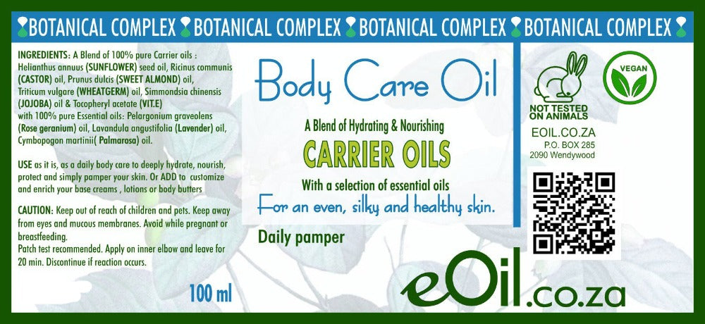 eoil.co.za tissue oil body oil body care botanical complex for even silky and healthy skin daily pampering pamper