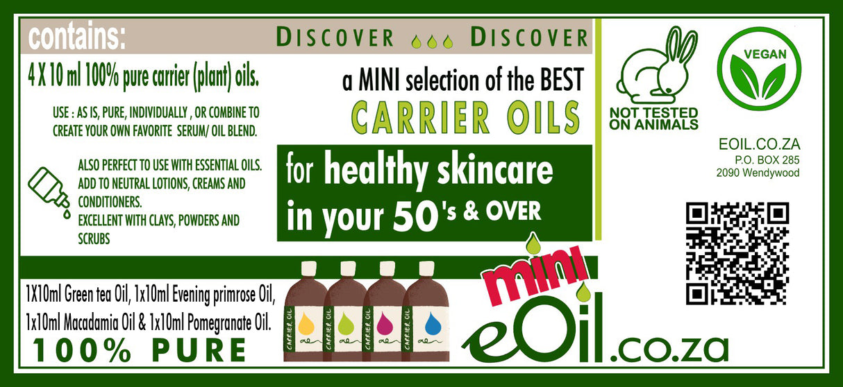 Mature Skin 50 Plus - Discovery Collection Mini - 4 x 10 ml - eOil.co.za