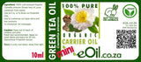 Camellia Green Tea Seed Carrier Oil Organic -100 ml - eOil.co.za