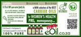 Women Health Oils - Discovery Collection Mini carrier oils set - 4 x 10 ml - eOil.co.za